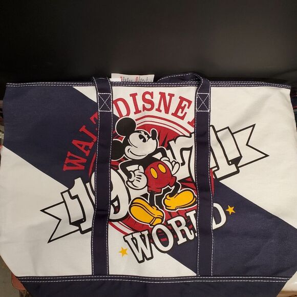 Disney Parks Walt Disney World 1971 Canvas Tote Bag - Picture 1 of 8